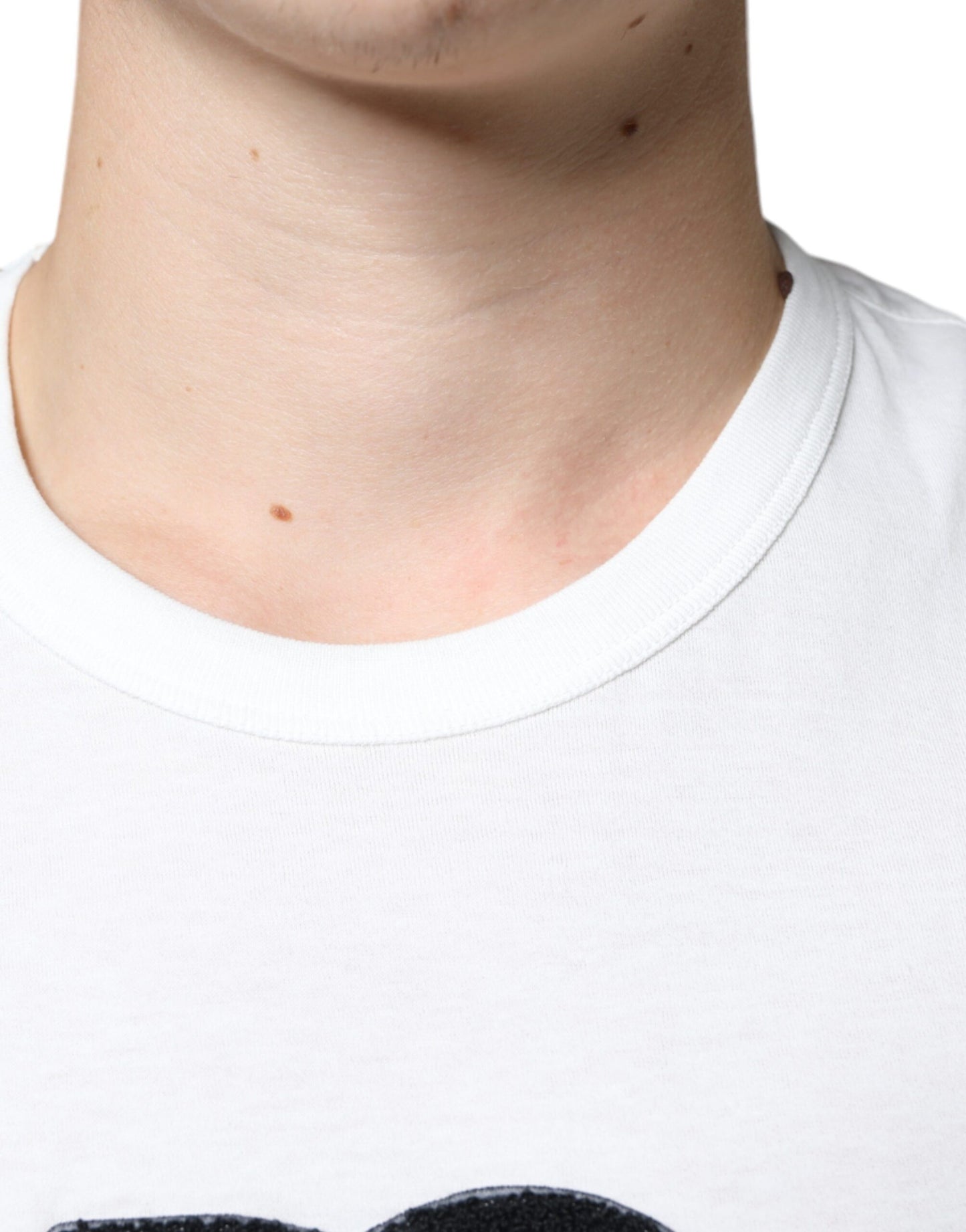 Dolce & Gabbana White Cotton DG Logo Print T-shirt by Dolce & Gabbana