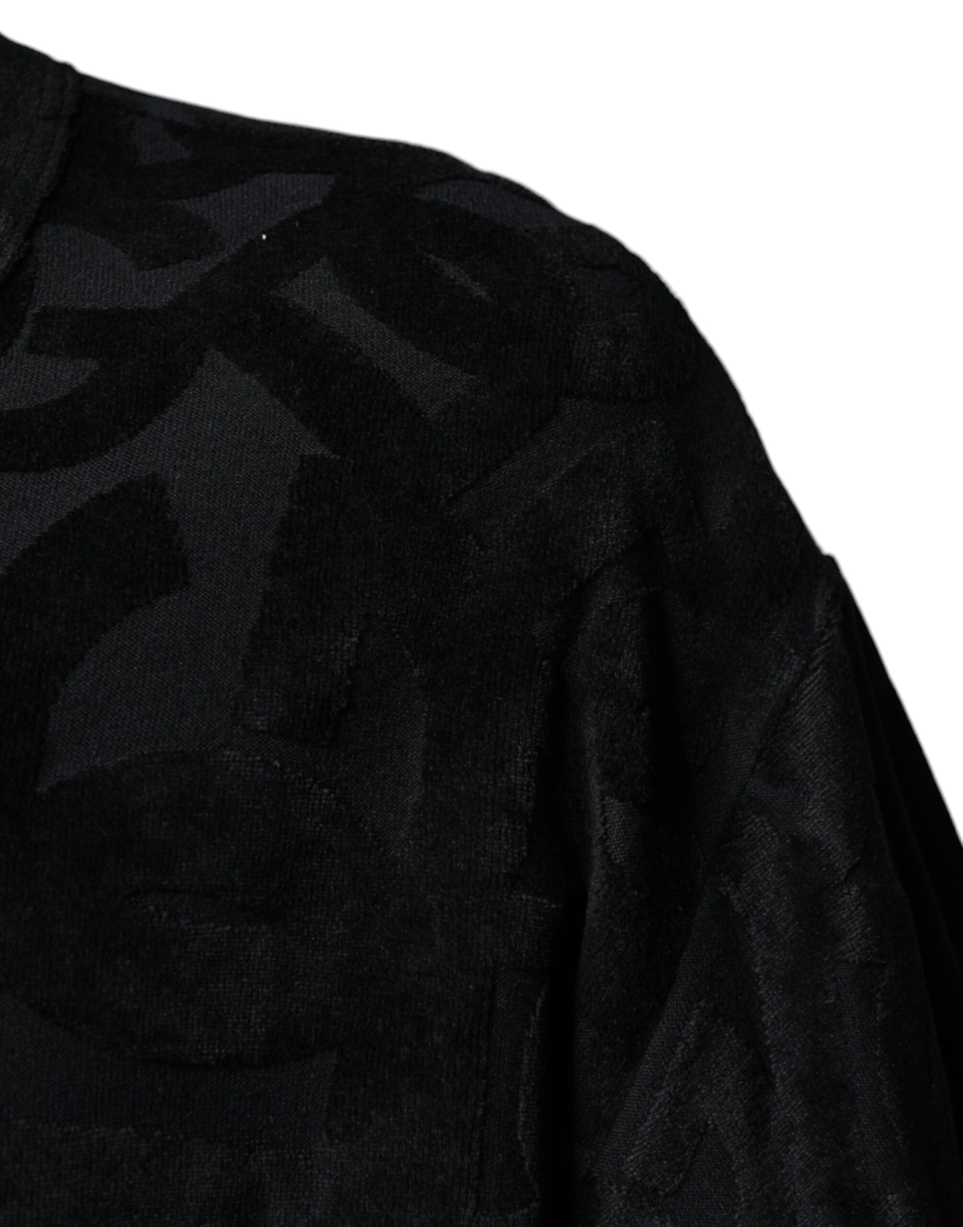 Dolce & Gabbana Black DG Mania Logo Print T-shirt by Dolce & Gabbana