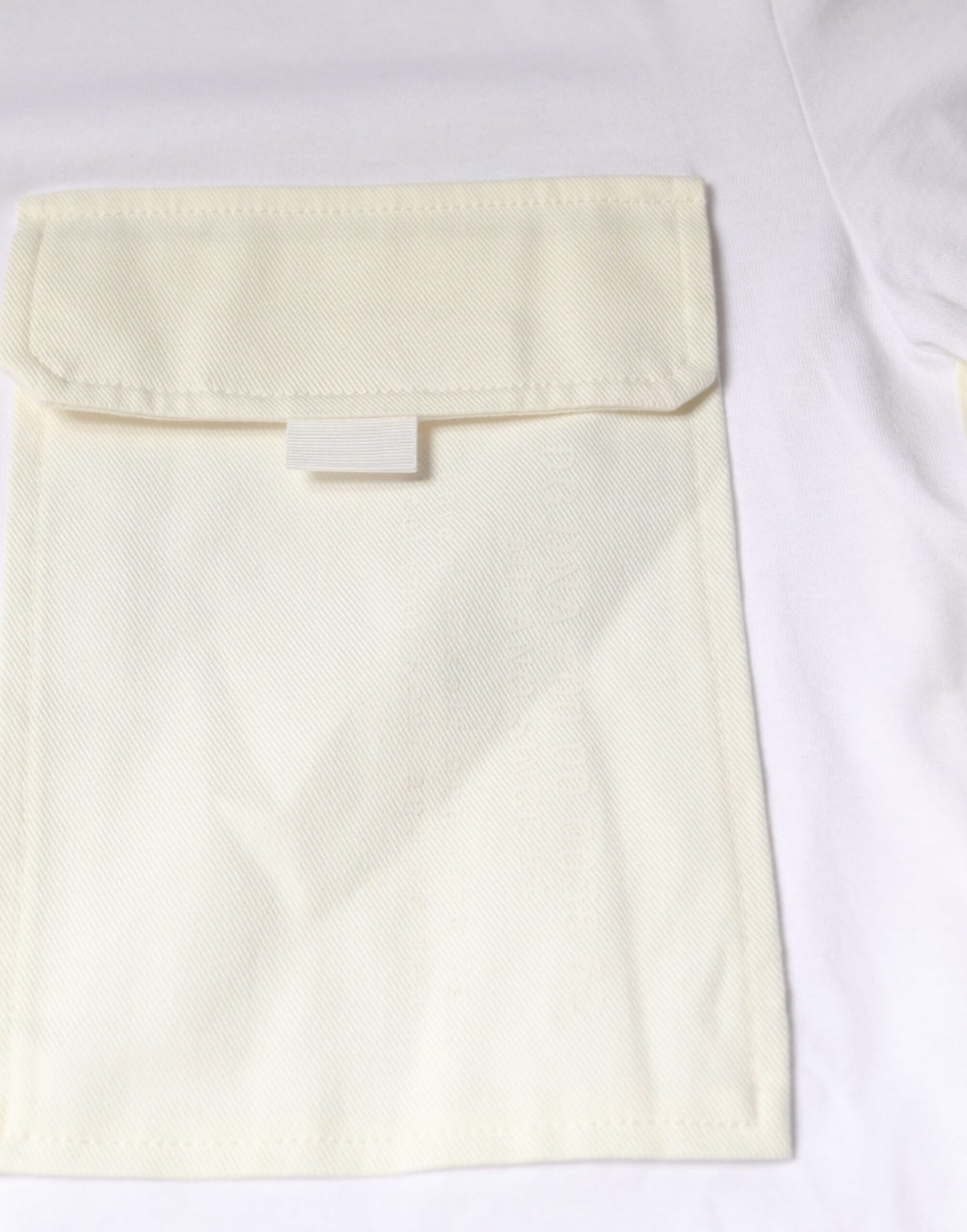 Dolce & Gabbana White Cotton Pocket Short Sleeves T-shirt by Dolce & Gabbana