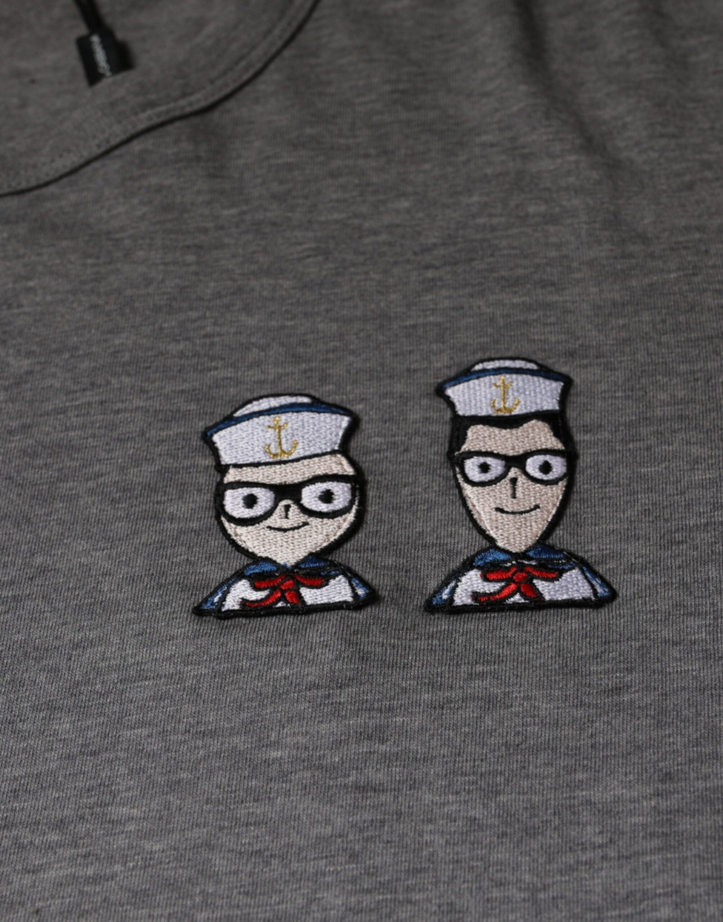 Dolce & Gabbana Gray Cotton #DGFamily Short Sleeves T-shirt by Dolce & Gabbana