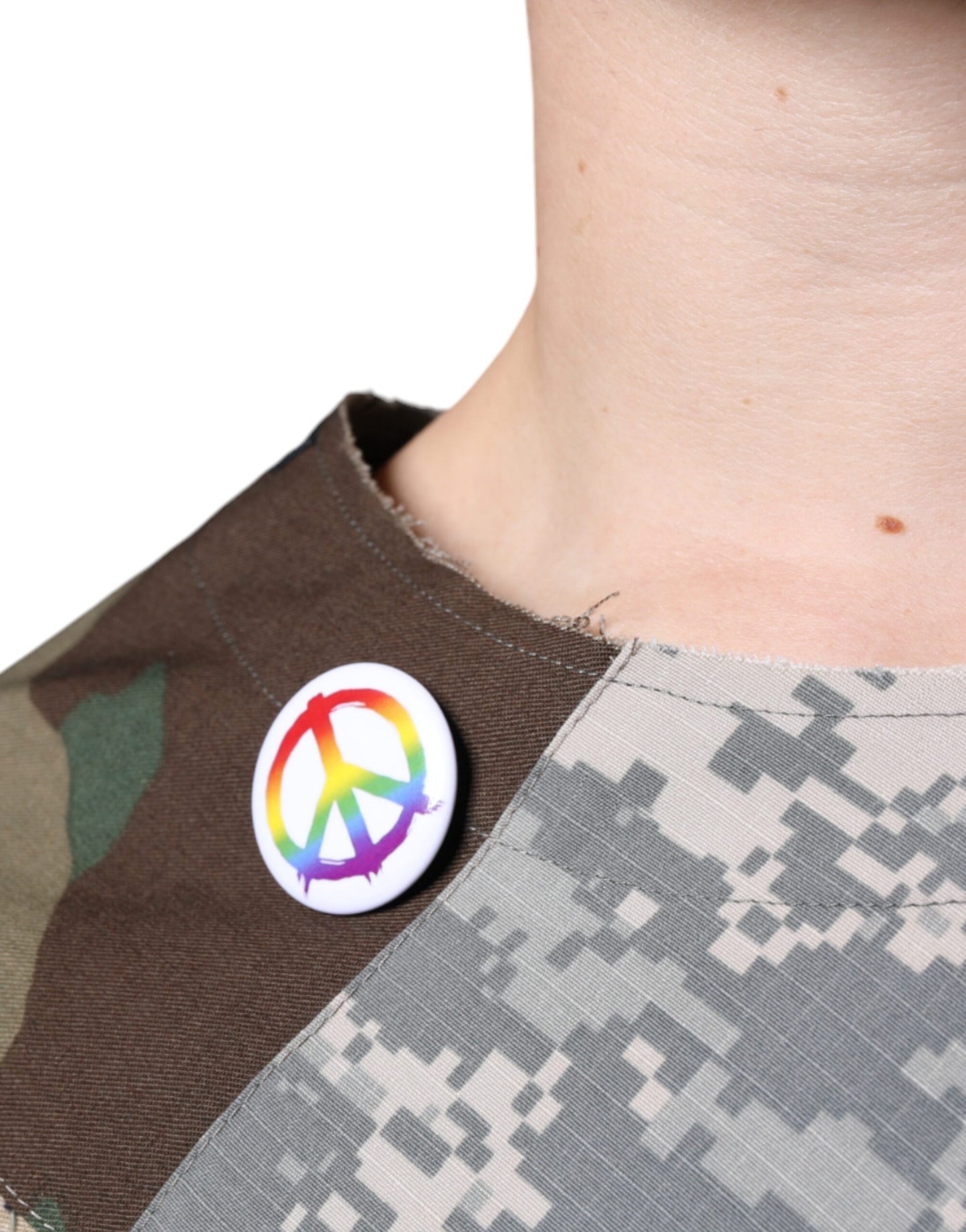 Dolce & Gabbana Multicolor Camouflage Patchwork DG Royal T-shirt by Dolce & Gabbana