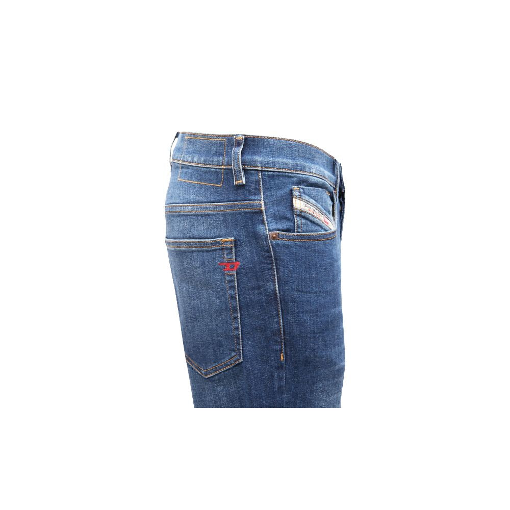 Diesel Blue Cotton Jeans & Pant by Diesel