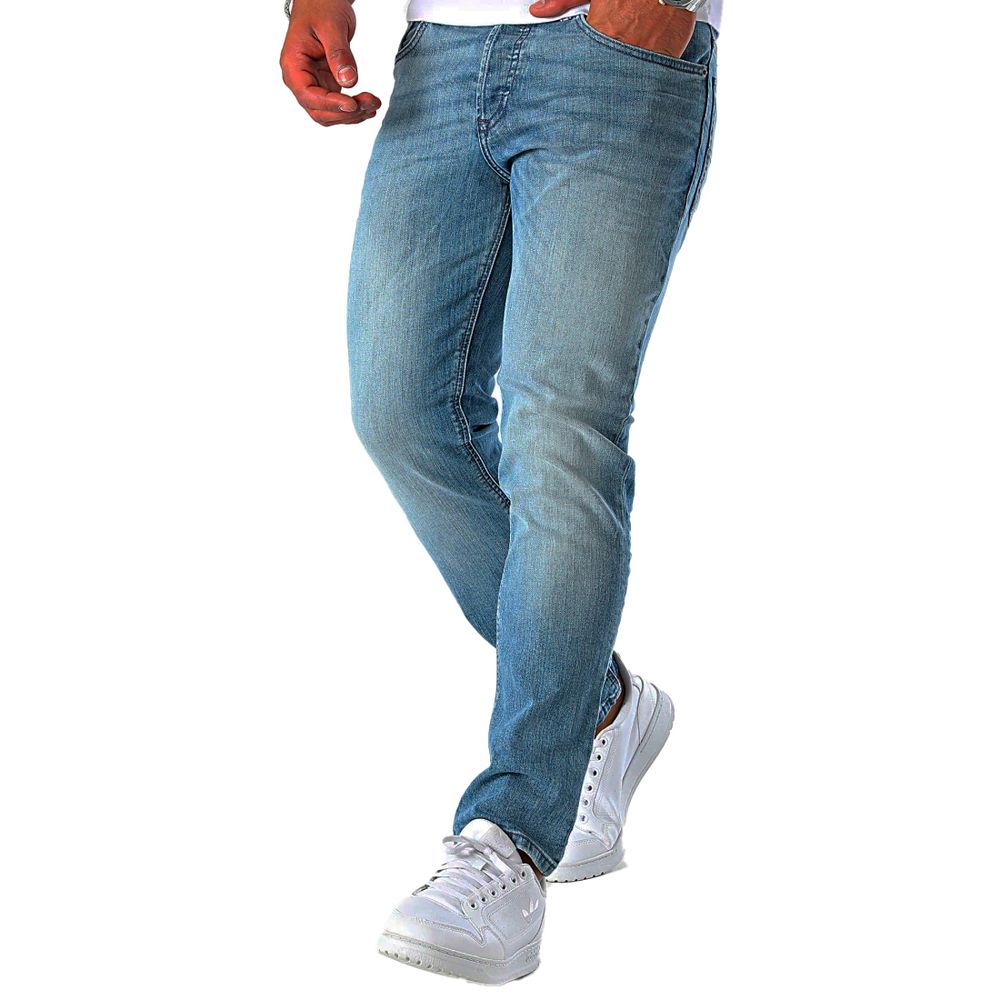 Diesel Blue Cotton Jeans & Pant by Diesel