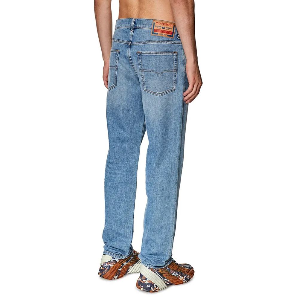 Diesel Light Blue Cotton Men's Regular-Fit Jean by Diesel