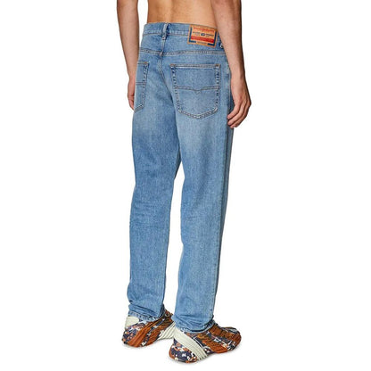 Diesel Light Blue Cotton Men's Regular-Fit Jean by Diesel