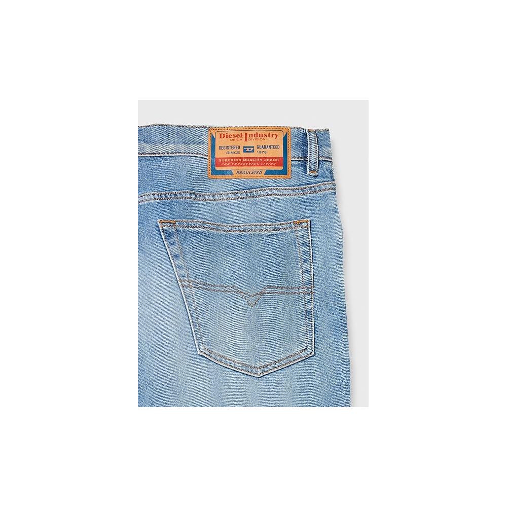Diesel Light Blue Cotton Men's Regular-Fit Jean by Diesel
