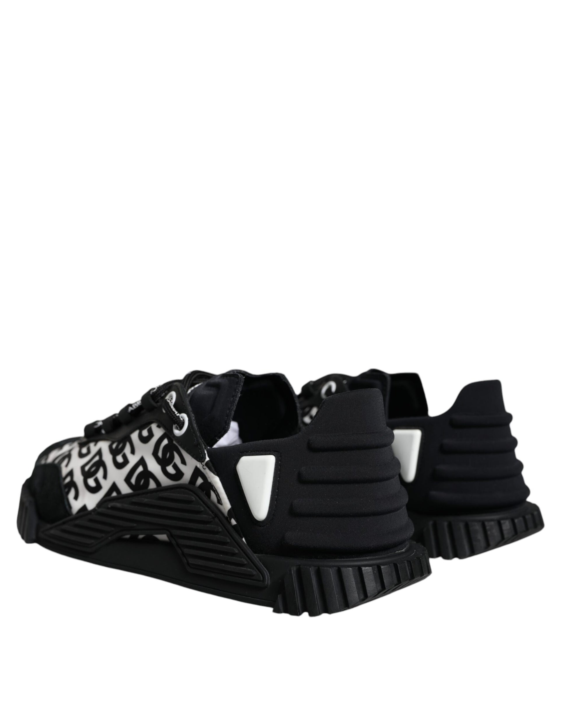 Dolce & Gabbana Black Logo Lace Up Low Top NS1 Sneakers Shoes by Dolce & Gabbana