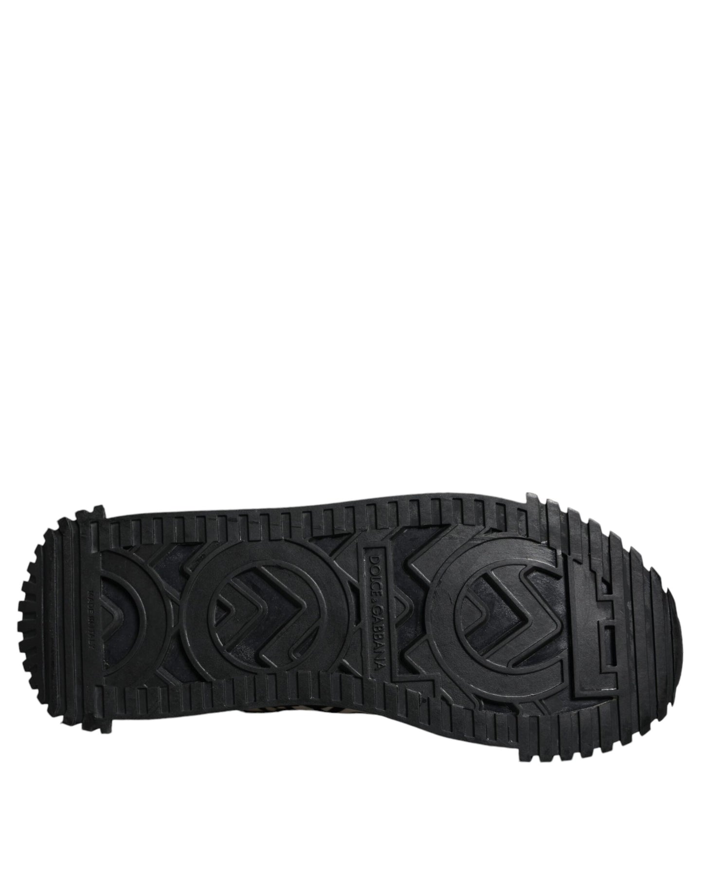 Dolce & Gabbana Black Logo Lace Up Low Top NS1 Sneakers Shoes by Dolce & Gabbana