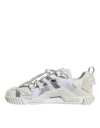 Dolce & Gabbana White Lace Up Low Top NS1 Sneakers Shoes by Dolce & Gabbana