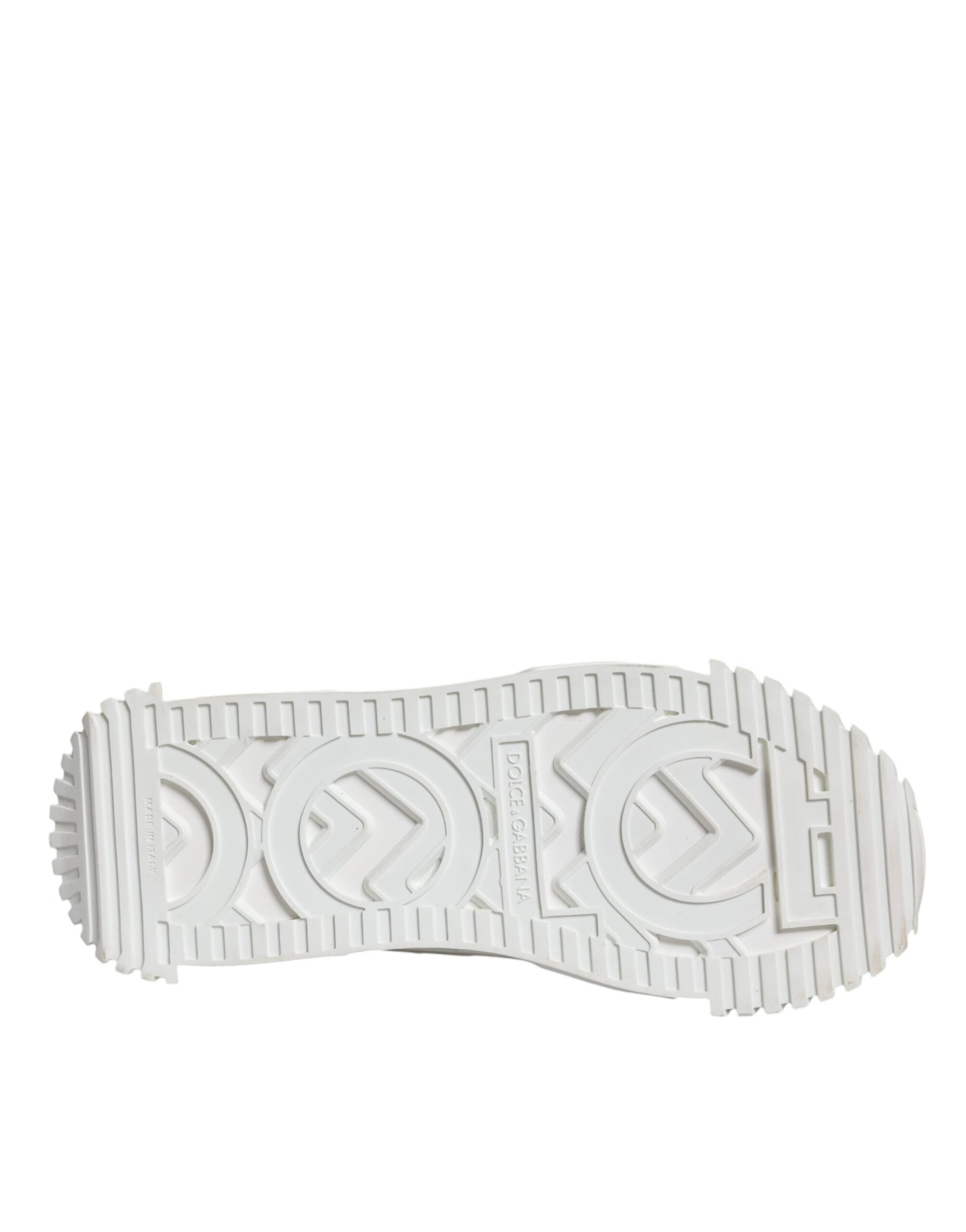 Dolce & Gabbana White Lace Up Low Top NS1 Sneakers Shoes by Dolce & Gabbana