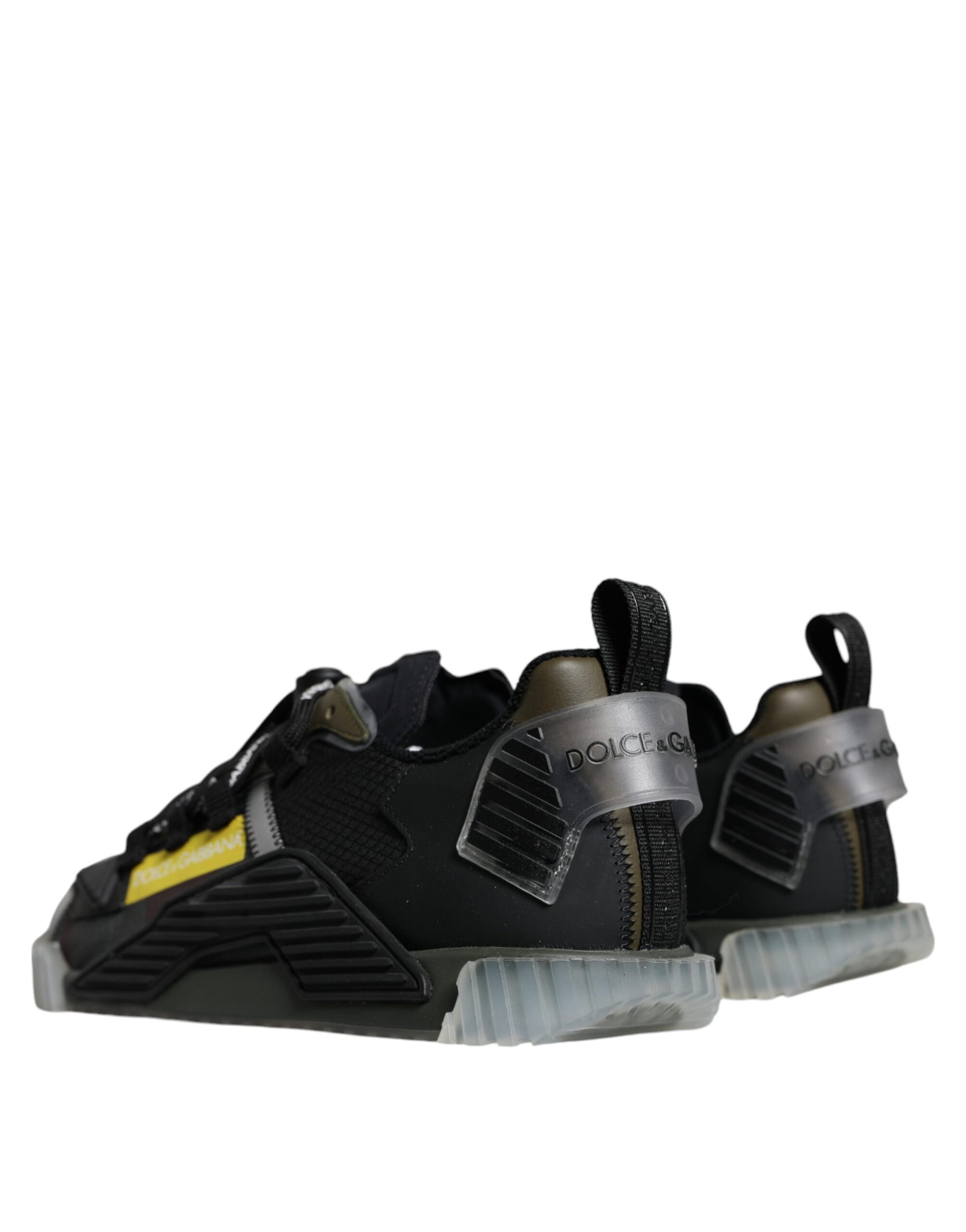 Dolce & Gabbana Multicolor Lace Up Low Top NS1 Sneakers Shoes by Dolce & Gabbana