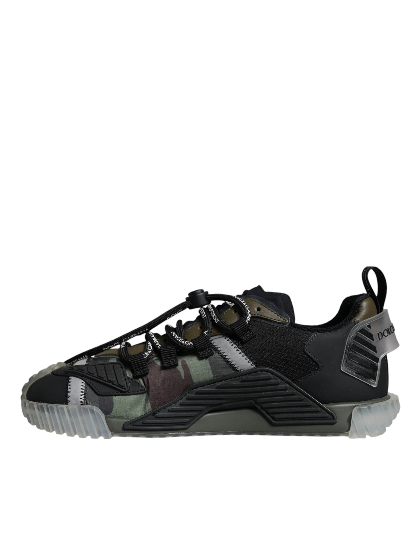 Dolce & Gabbana Multicolor Lace Up Low Top NS1 Sneakers Shoes by Dolce & Gabbana