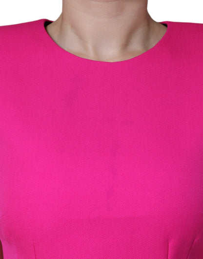 Dolce & Gabbana Pink Sleeveless Bodycon A-line Mini Dress by Dolce & Gabbana