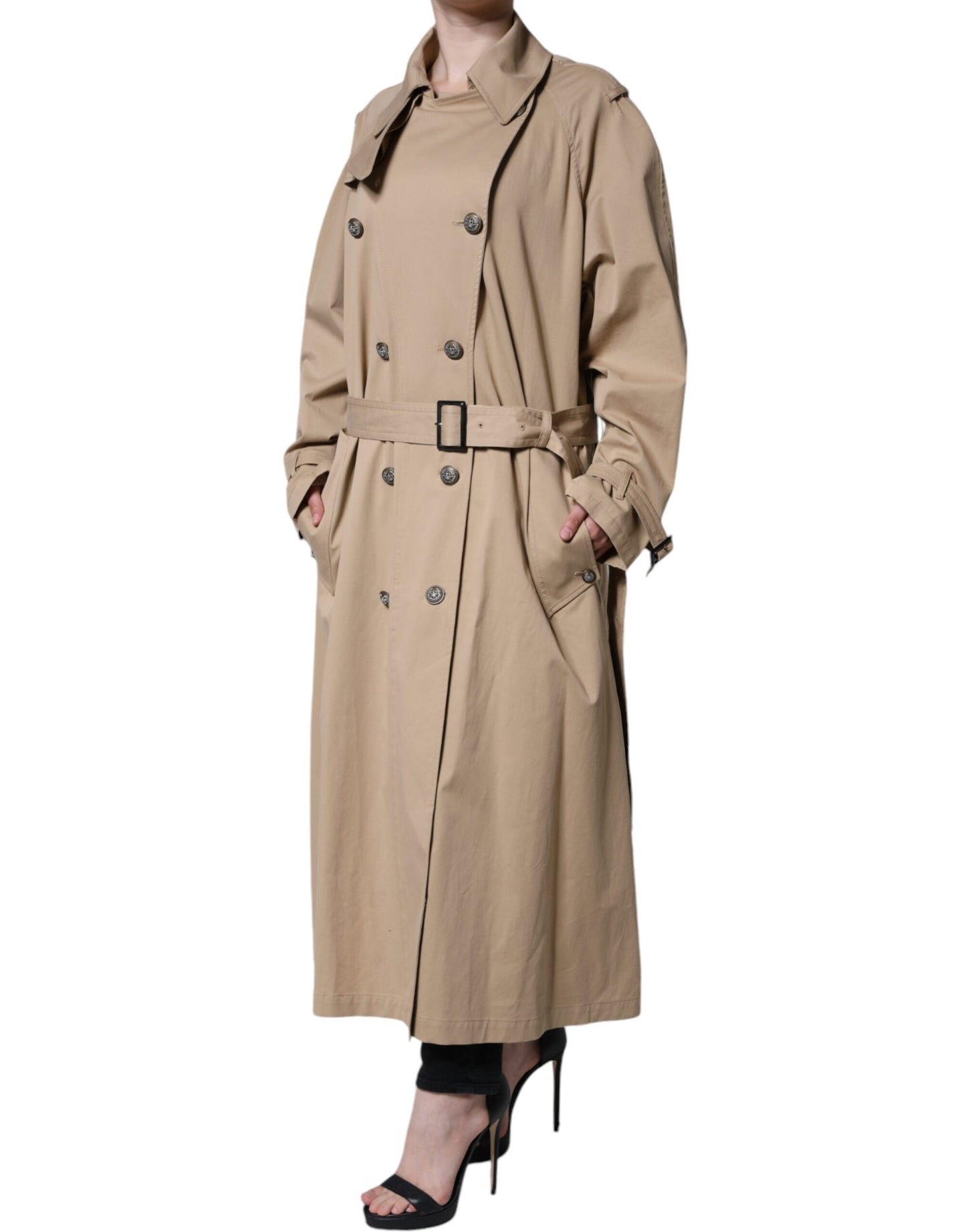 Dolce &amp; Gabbana Trench-coat croisé kaki