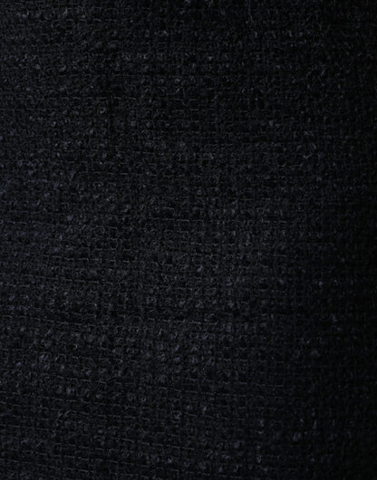 Jupe crayon mi-longue en laine vierge noire Dolce &amp; Gabbana