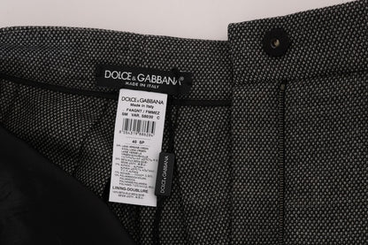 Mini-short taille haute en laine Dolce &amp; Gabbana Chic