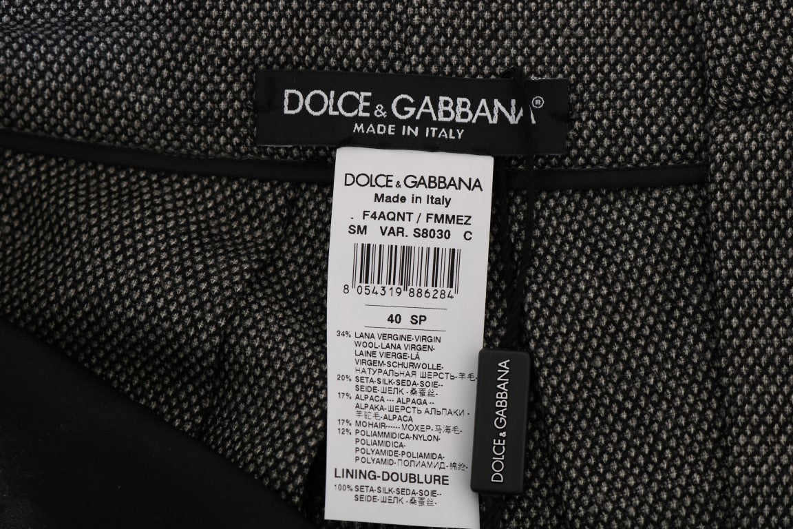 Mini-short taille haute en laine Dolce &amp; Gabbana Chic