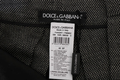 Mini-short taille haute en laine Dolce &amp; Gabbana Chic
