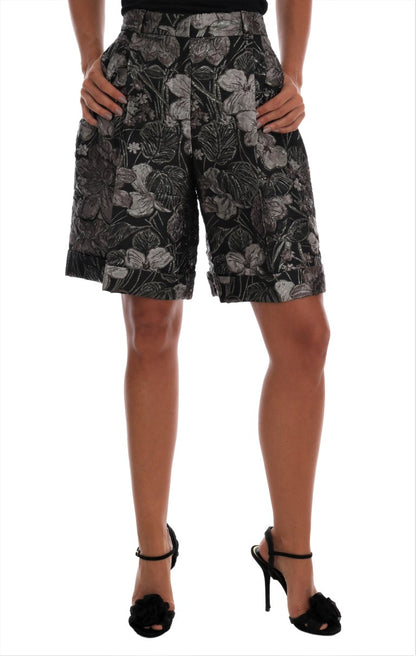 Short élégant en brocart taille haute Dolce &amp; Gabbana