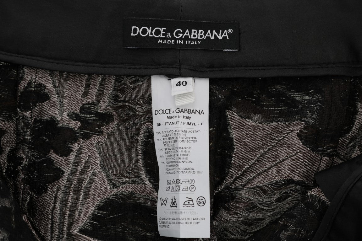 Short élégant en brocart taille haute Dolce &amp; Gabbana