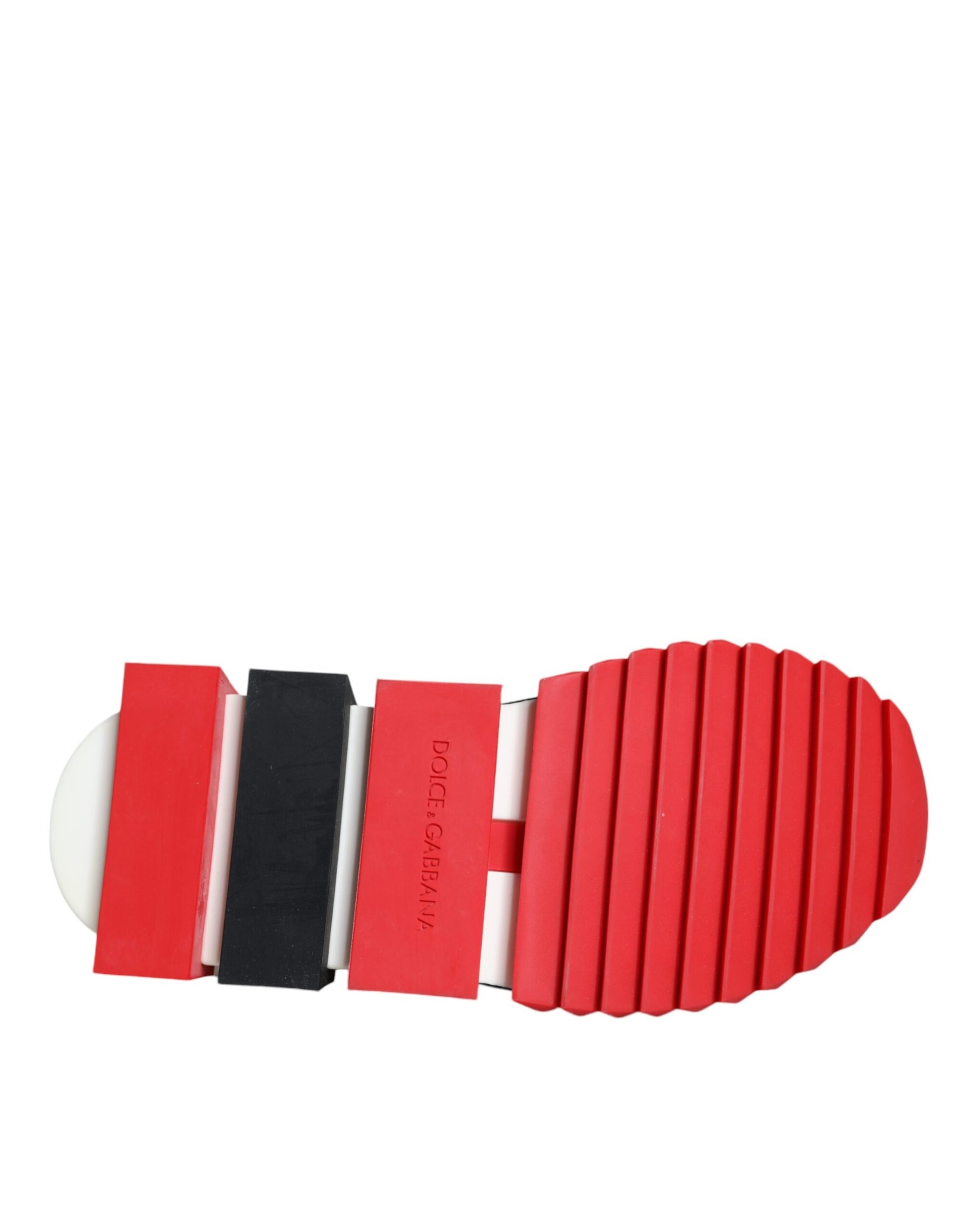 Dolce & Gabbana Multicolor Geranium Sorrento Sneakers Shoes by Dolce & Gabbana