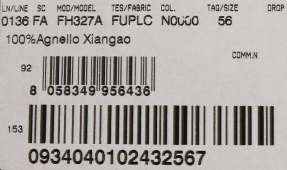 Bonnet élégant en fourrure noire Xiangao de Dolce &amp; Gabbana