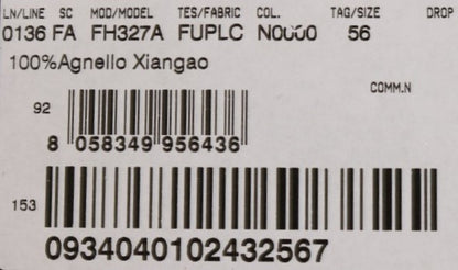 Bonnet élégant en fourrure noire Xiangao de Dolce &amp; Gabbana
