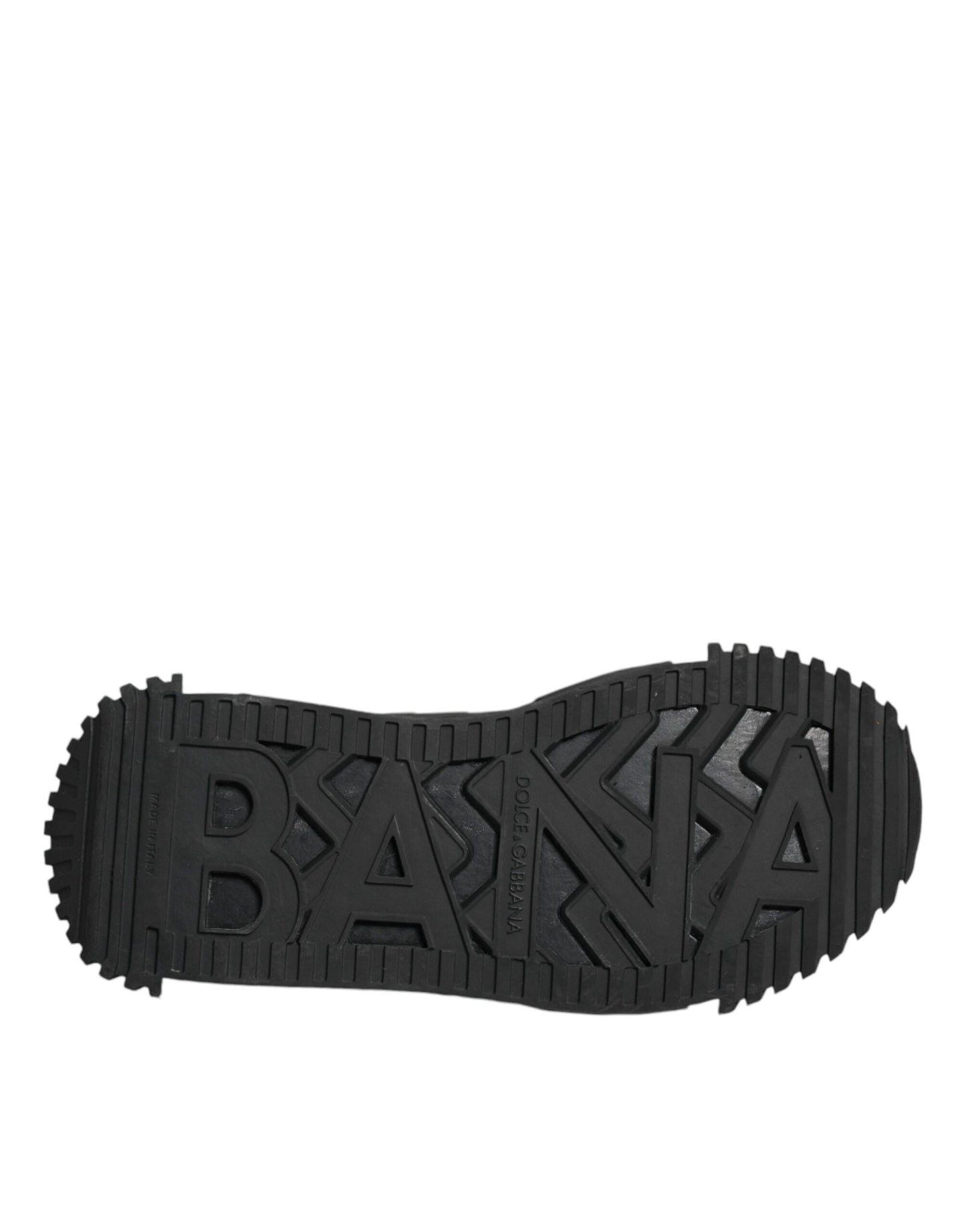 Dolce & Gabbana Black Logo Lace Up Low Top NS1 Sneakers Shoes by Dolce & Gabbana