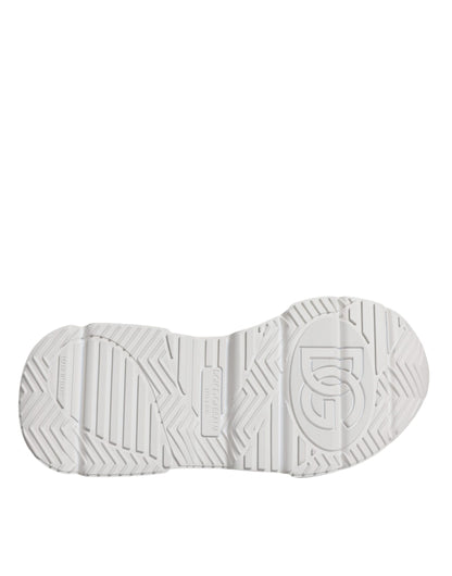Dolce & Gabbana White Daymaster Low Top Sneakers Shoes by Dolce & Gabbana