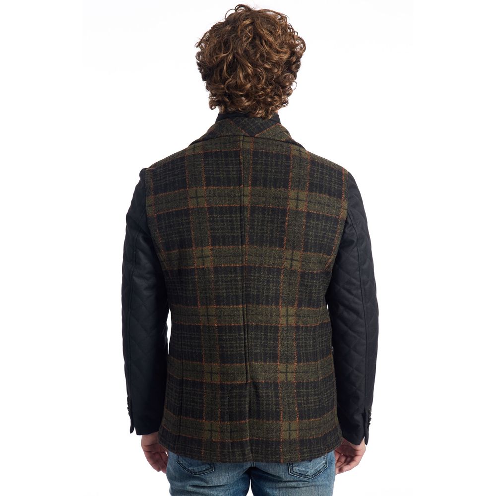 Veste de luxe en laine marron pour homme Roberto Pepe