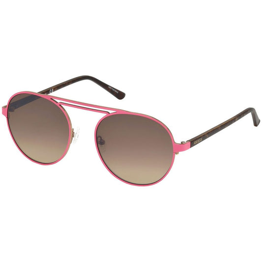 Lunettes de soleil Guess multicolores en poils de veau
