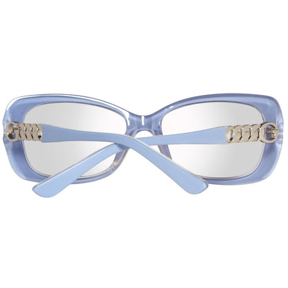 Lunettes de soleil Guess en plastique bleu