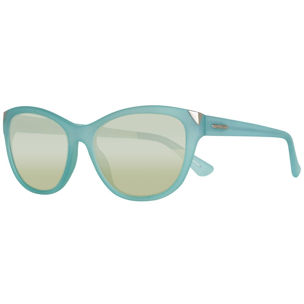Lunettes de soleil Guess en plastique bleu