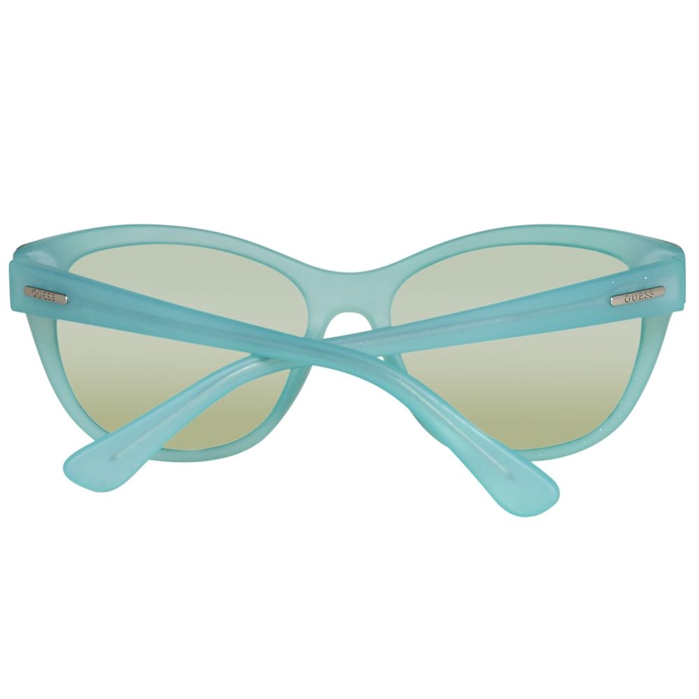 Lunettes de soleil Guess en plastique bleu
