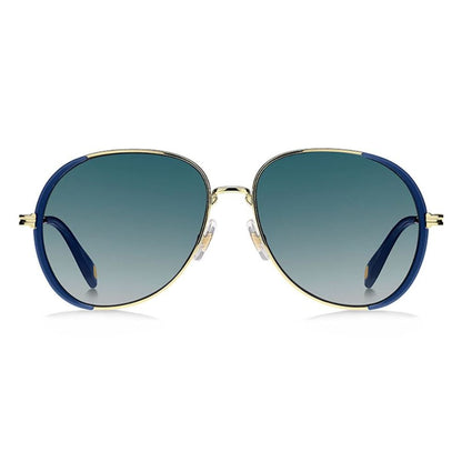 Lunettes de soleil en métal doré Marc Jacobs
