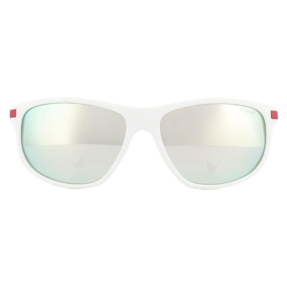 Lunettes de soleil Polaroid blanches en autres fibres