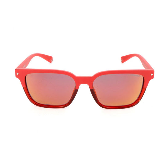 Lunettes de soleil Polaroid en polycarbonate rouge