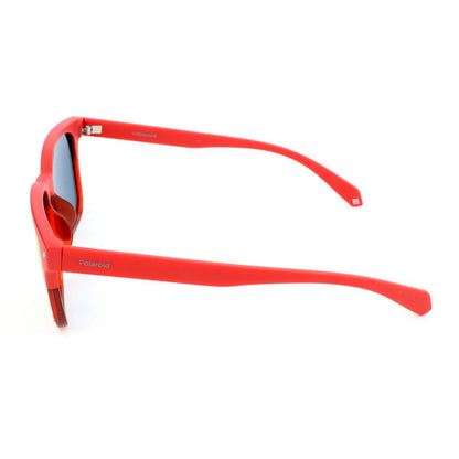 Lunettes de soleil Polaroid en polycarbonate rouge