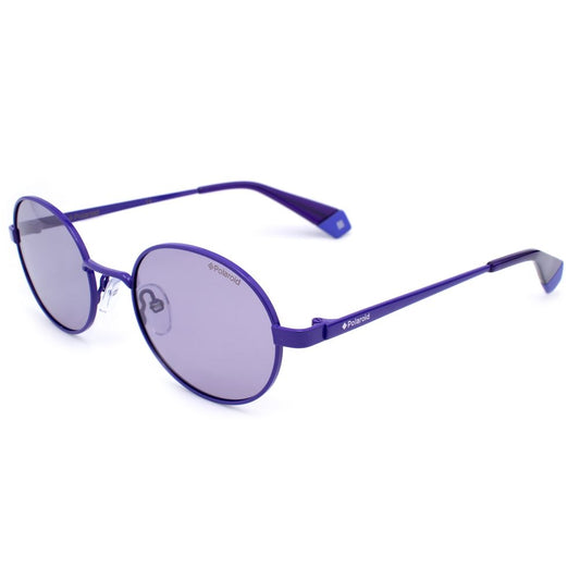 Lunettes de soleil Polaroid violettes en métal