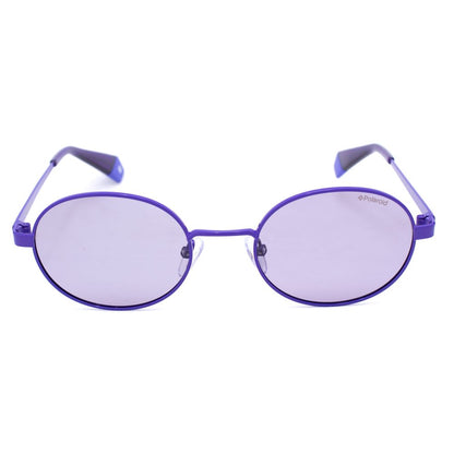 Lunettes de soleil Polaroid violettes en métal