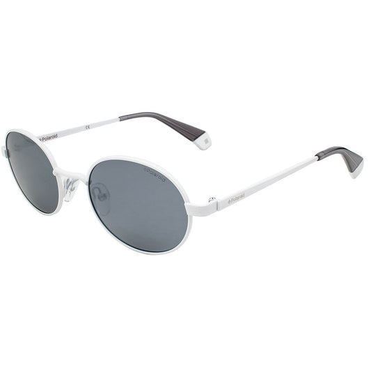 Lunettes de soleil Polaroid en métal blanc
