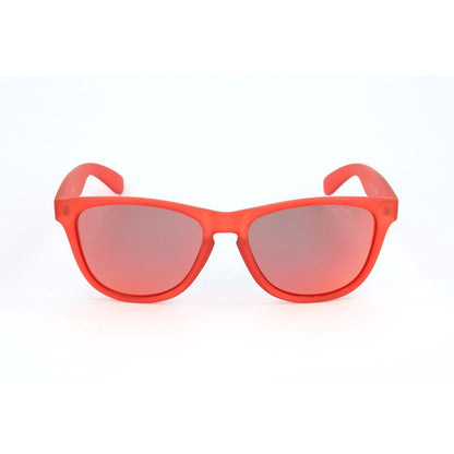Lunettes de soleil Polaroid en plastique rouge
