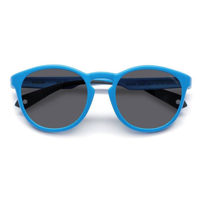 Lunettes de soleil Polaroid en résine bleue