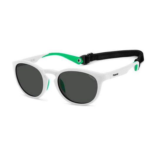Lunettes de soleil Polaroid en résine blanche