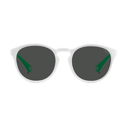 Lunettes de soleil Polaroid en résine blanche