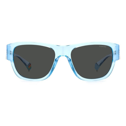 Lunettes de soleil Polaroid en polycarbonate bleu