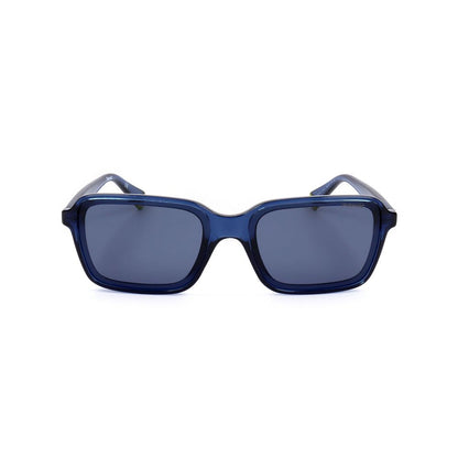 Lunettes de soleil Polaroid en métal bleu