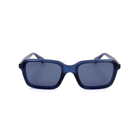 Lunettes de soleil Polaroid en métal bleu
