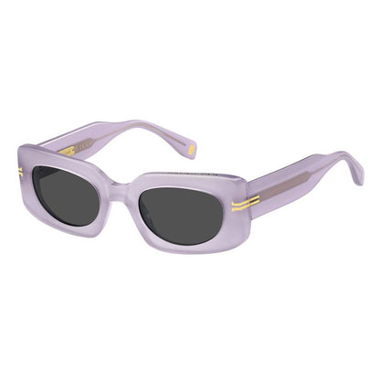 Lunettes de soleil en plastique violet Marc Jacobs