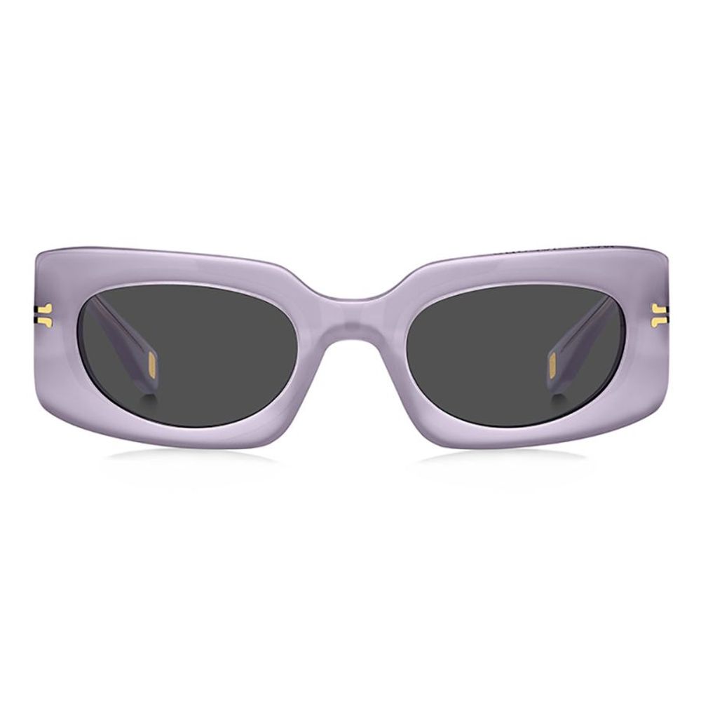 Lunettes de soleil en plastique violet Marc Jacobs